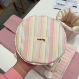 Round Customisable Jewellery Pouch