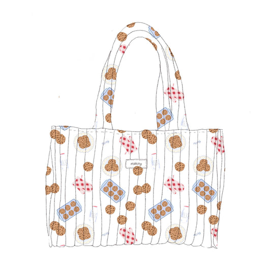 (Made-To-Order) Milk and Cookies Take Me With You Tote