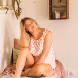 Ruffle PJ Set - Organic Cotton Jersey - Sylvie